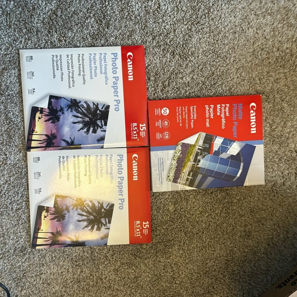 Lot of- Canon photo paper 8.5